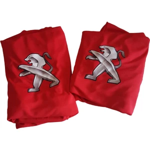 Peugeot Kırmızı Ön İki Tekli Penye Servis Kılıfı