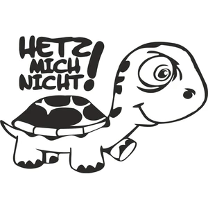 Sticker Fabrikası Kaplumbağa Sticker 00229 15 x 10 cm Renkli