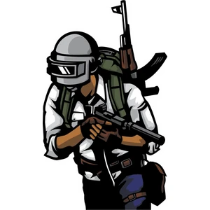Sticker Fabrikası Pubg Sticker 00230 10 x 16,5 cm Renkli