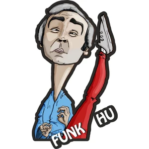 Sticker Fabrikası Şener Şen Funk Hu Sticker 00208 8 x 14 cm Renkli