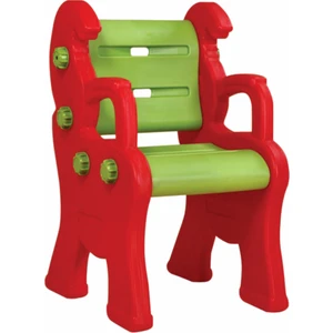 King Kids Kral Sandalye Kırmızı-Yeşil