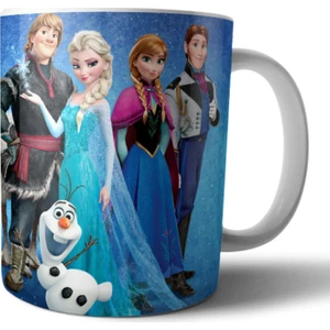 Frozen Karlar Ülkesi (Elsa Anna Olaf) Kupa Bardak Model 2