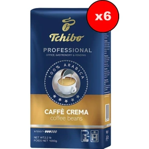 Professional Caffe Crema Çekirdek Kahve 1000 gr - 6 Adet
