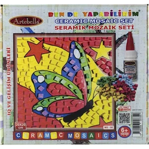 Seramik Mozaik Set 20 x 20 cm - Kelebek