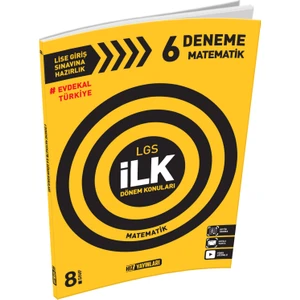Hız Yayınları LGS 6 Deneme Matematik Ilk Dönem Konuları