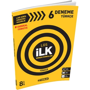 Hız Yayınları LGS 6 Deneme Türkçe Ilk Dönem Konuları