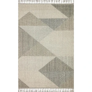 Eko Halı Soho Sh 08 Grey Multy Hav Vermez Etnik Örgü Ince Halı 80 x 150 cm