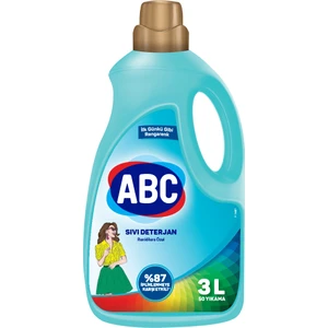 Sıvı Çamaşır Deterjanı Renkliler 3000 ml