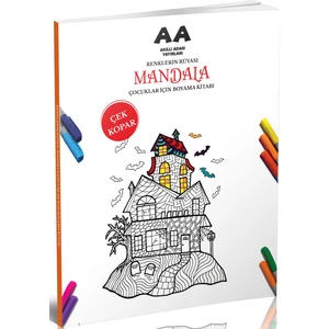 Mandala Renklerin Rüyası Çocuklar Için Boyama Kitabı
