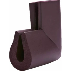 Agubugu Baby U Tipi Kauçuk Köşe Koruyucu 4 Adet - Kahverengi