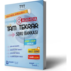 Başarıyorum Yayınları 8 Adımda Tam Tekrar Soru Bankası