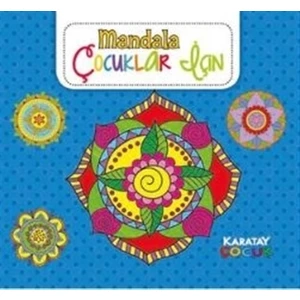 Mandala - Çocuklar İçin Mavi