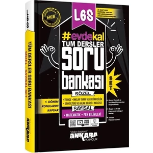 Ankara Yayıncılık LGS 1. Dönem Evde Kal Sayısal + Sözel Soru Bankası Seti