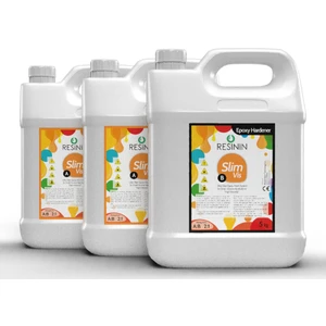 Slim Vis A + B Yoğun Kıvamlı Şeffaf Epoksi Reçine 15 kg