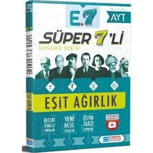 Evrensel İletişim Yayınları  Süper 7'Li Deneme - Eşit Ağırlık