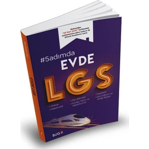 Buga Yayınları 8. Sınıf 1. Dönem 5 Adımda Evde LGS Denemeleri