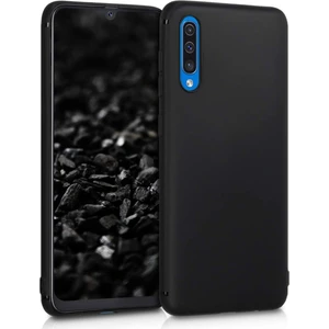 Case 4U Samsung Galaxy A50s / A30s / A50 Kılıf Klasik Mat Renkli Yumuşak Premier Silikon Siyah