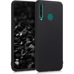 Case 4U Huawei P30 Lite Kılıf Klasik Mat Renkli Yumuşak Premier Silikon Siyah