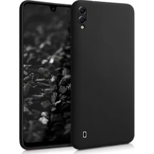 Case 4U Samsung Galaxy M10 Kılıf Klasik Mat Renkli Yumuşak Premier Silikon Siyah