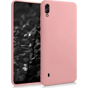 Case 4U Samsung Galaxy M10 Kılıf Klasik Mat Renkli Yumuşak Premier Silikon Altın