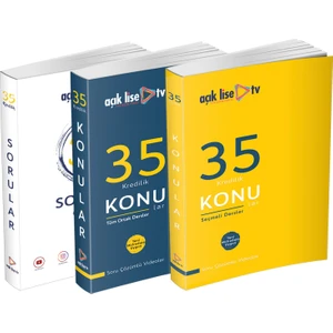 Açık Lise Tv 3'lü Set
