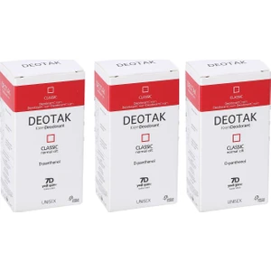 Klasik Deodorant 3'lü