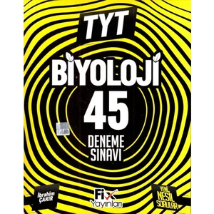 Fix Yayınları TYT Biyoloji 45 Deneme