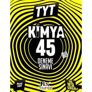 Fix Yayınları TYT Kimya 45 Deneme