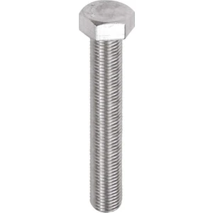 Çelik Civata Altı Köşe 6 x 50 mm 8.8 Tam Paso 933 Beyaz 20'li