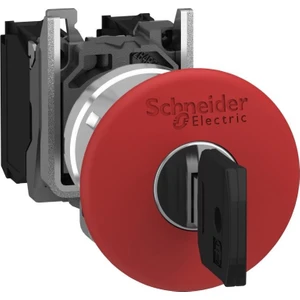 Schneider Electric Mantar Kafalı Kalıcı Kilitli Acil Durdurma Butonu 40 mm