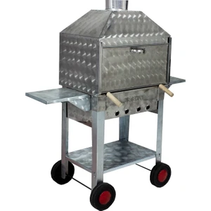 Davlumbazlı Kanatlı Lama Izgaralı Mangal