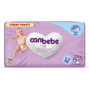 Bebek Bezi Aylık Paket 4+ Maxi Beden 50'li
