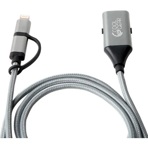 COOL GEAR ALL IN ONE HIGH SPEED USB DATA CHARGE OTG LIGHTNING CABLE ÇEVİRİCİ USB 2.0