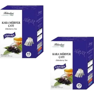 Kara Mürver Çayı 45 Süzen Poşet x 2 Adet