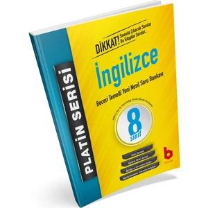 Basamak Yayınları LGS 8.Sınıf Platin Serisi Ingilizce Yeni Nesil Soru Bankası