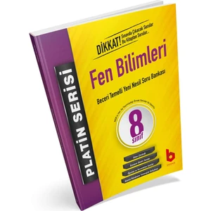 Basamak Yayınları LGS 8.Sınıf Platin Serisi Fen Bilimleri Yeni Nesil Soru Bankası
