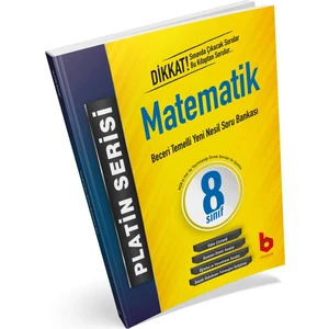 Basamak Yayınları LGS 8.Sınıf Platin Serisi Matematik Yeni Nesil Soru Bankası