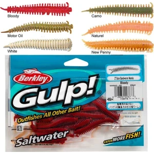 Berkley Gulp Alıve Sandworm 5cm Bloody 24LÜ