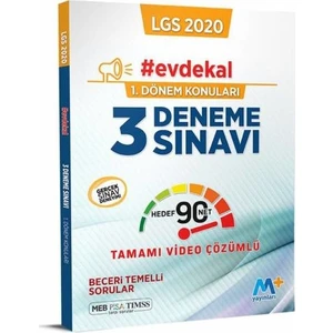Martı Yayınları LGS 8.Sınıf 1.Dönem 3'lü Deneme Sınavı - 2020