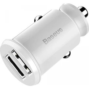 CCALL-ML02 Mini Dual USB 3.1A Max Çıkışlı Hızlı Araç Şarj Başlığı - Beyaz