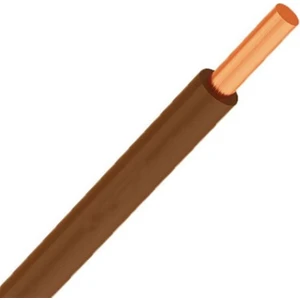 2,5 mm NYA Kablo 13 m Kahverengi Tam Bakır H07V-U