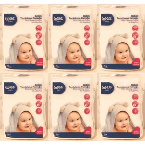 Wee Baby Bebek Temizleme Pamuğu 6'lı