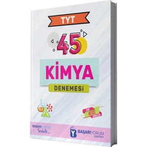 Başarıyorum Yayınları 45 Tyt Kimya Denemesi