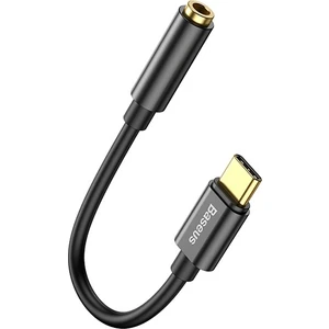 CATL54-01 L54 Type-C Aux kulaklık Adaptörü 3.5 Jack Ses Kablosu Siyah