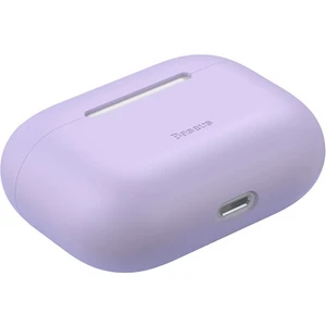 Super Thin Silica Gel Apple AirPods Pro İnce Silikon Kılıf WIAPPOD-ABZ0S - Mor