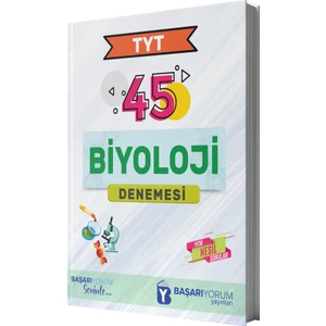 Başarıyorum Yayınevi 45 TYT Biyoloji Deneme