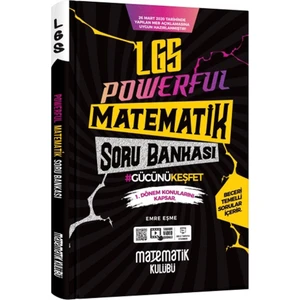 Matematik Kulübü LGS 1. Dönem Matematik Soru Bankası Powerful Video Çözümlü