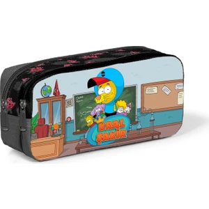 Kral Şakir Kalem Çanta (Kalemlik) - (İki Bölmeli) - 32171