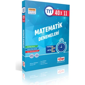 Nego Yayınları TYT Matematik 11 x 40 Fasikül Branş Deneme