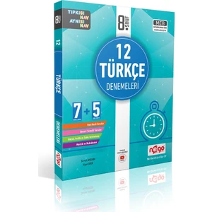 Nego Yayınları 8.Sınıf Türkçe 12'li Branş Deneme
